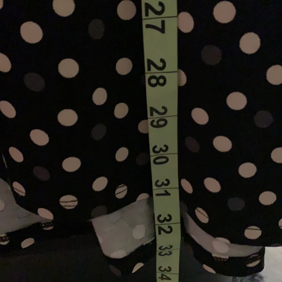 T Tahari black polka dot slit side tunic, NWT - Picture 11 of 11